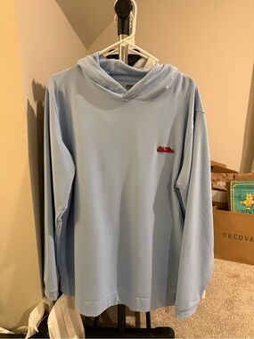 GenTeal Ole Miss Powder Blue Hoodie